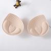 4cm Breathable Push-up Bra Padding, Two-piece Design, Sponge Padding, Cup Inserts