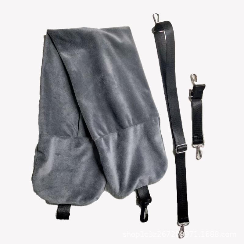 Popular Travel Neck Pillowcase & Storage Bag - Portable & Fillable for Airplane Use