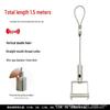 Stainless Steel Safety Cable for Hanging and Securing Signs or Lighting