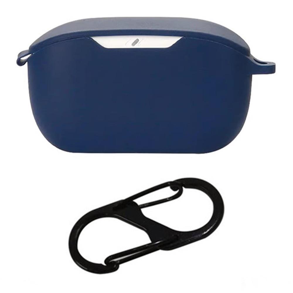 For JBL Wave Buds 2 Silicone Case with Anti Lost Buckle Bluetooth-compatible Earphones Protective Cover