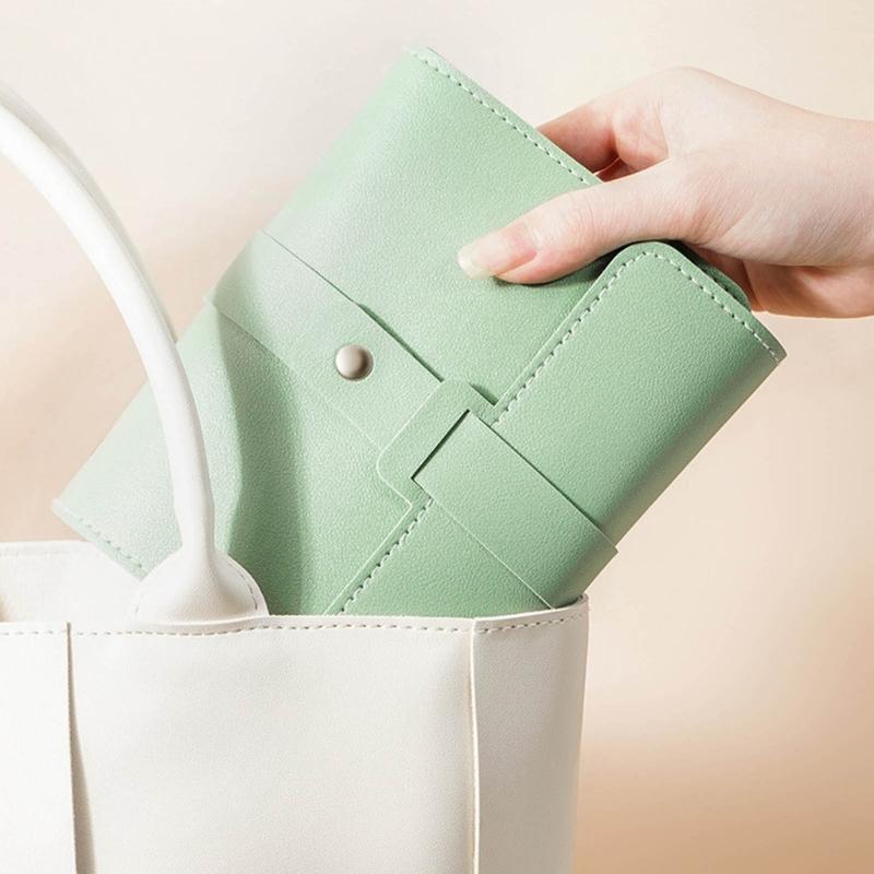 Ohrsteckerhalter Album Elegante PU Ohrring-Präsentationsetuis PU Ohrring-Präsentationstasche Tragbare PU Ohrringetuis für Reisen