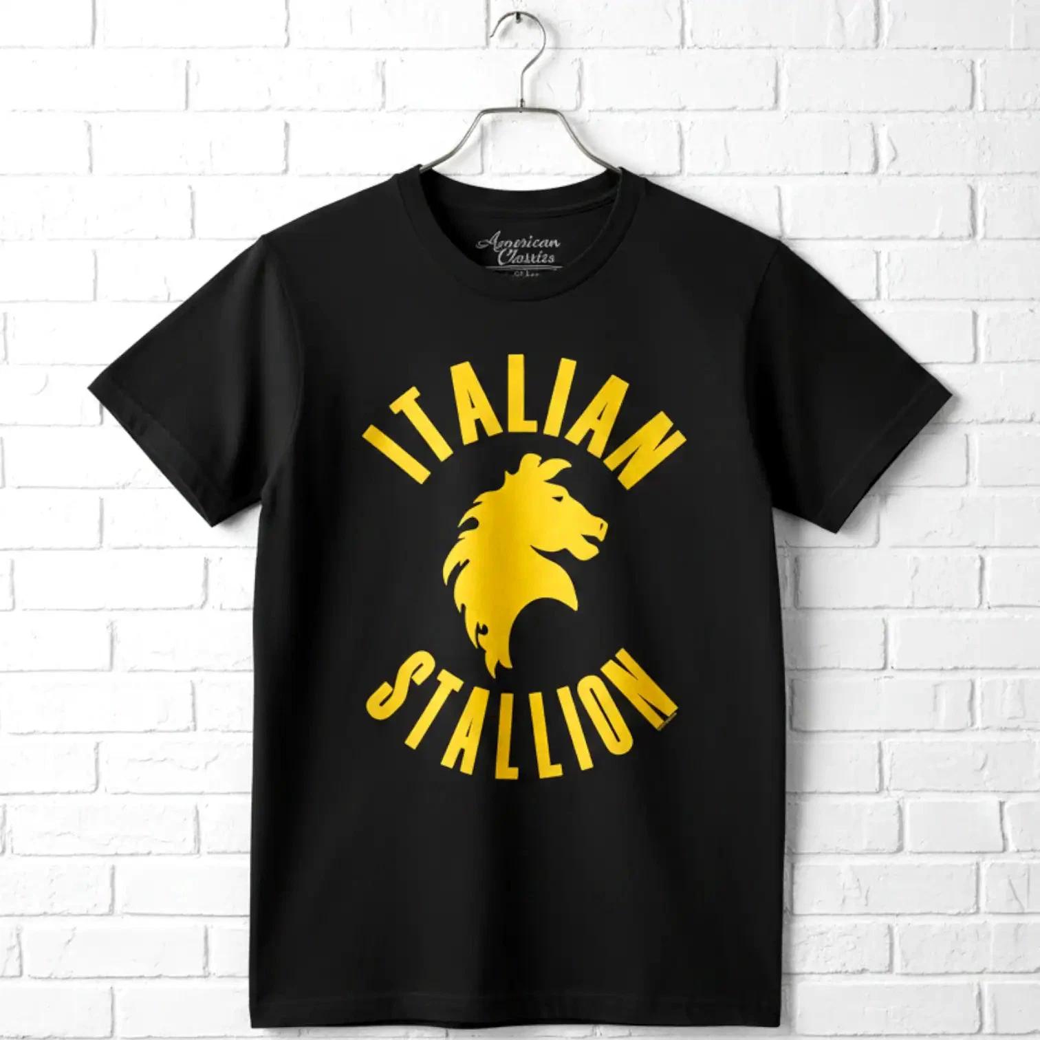 Rocky Gold Italian Stallion Men s T Shirt S