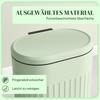 20L Metal Kitchen Bin, with Soft-Close Lid - Light Green