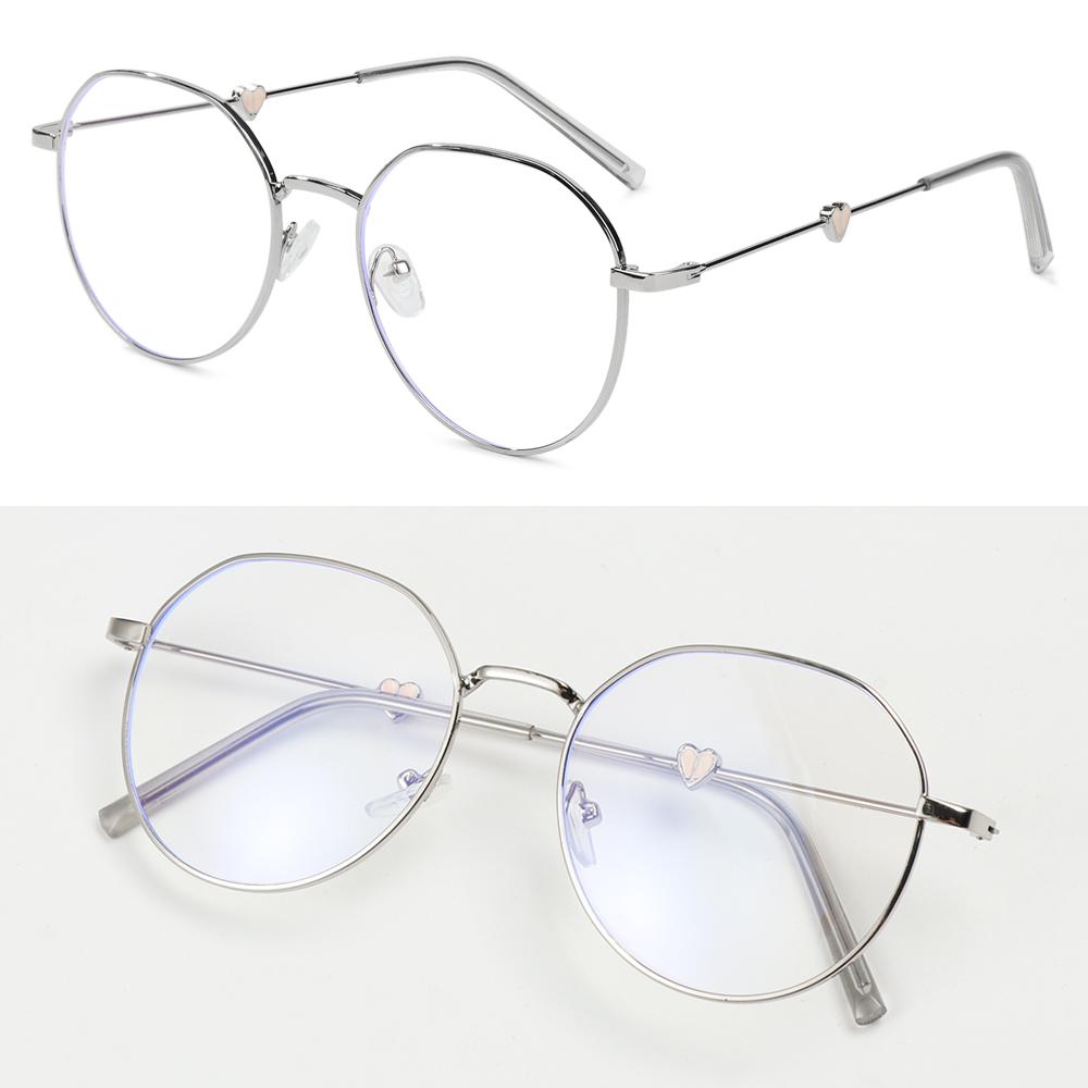 

Love Heart Негабаритные очки Компьютерные очки Ультра легкая оправа Анти-синий свет очки