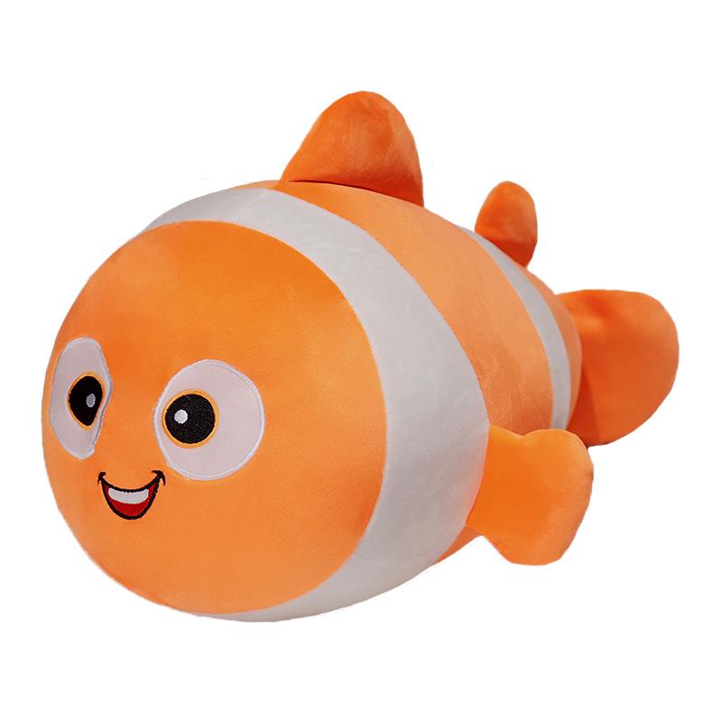 Adorable Crab Clownfish Hug Pillow: Plush Turtle Toy & Comfort Doll