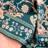 Abito Chemisier da Donna Vintage con Stampa Floreale, Vestibilità Slim, con Cintura, Moda Estiva, Maniche a Sbuffo, Monopetto, Elegante, Casual