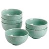 SUSHI KERAMIK Celadon Keramik Reis- & Suppenschalen Set (6 Stück)