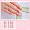 Nails Art Sticker Bronzing Nail Wraps Waterproof Gels Nail Strips with Nail File