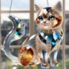 1pcs Crystal Cat Window Decoration, Multi-purpose Decoration. Very Suitable for Home Decoration and Garden Decoration.