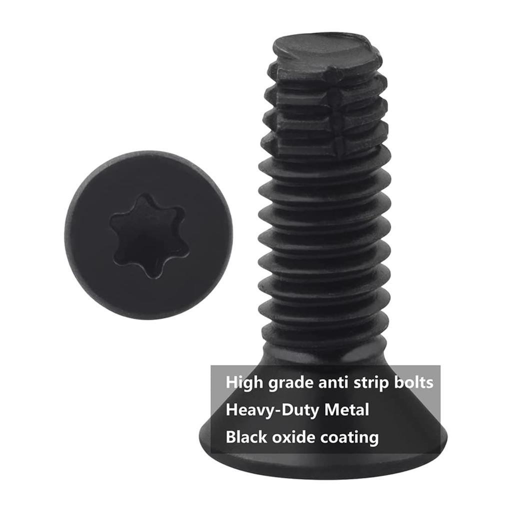 Plouluyt Torx-Schraubenbolzen für Jeep Wrangler CJ YJ LJ TJ 1976-2006 Ersatz für Tür, Windschutzscheibe, Überrollbügel, Heckklappe 20 Stück