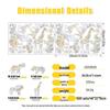 New Style Colorful Hummingbird Anti-Collision Window Sticker - Bird Protection and Bedroom Glass Decor.