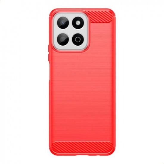 

Phone Case For Honor 200 Smart ,flexible Tpu Fiber Protective Cover For Honor 200 Smart червоний