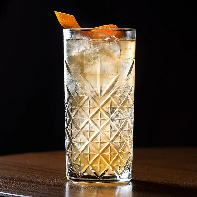 1/2/4pcs 11oz Highball Glasses Barware Collins Tumbler for Water Juice Beer and Cocktail Glass Drinking Set Glassware Cocktails