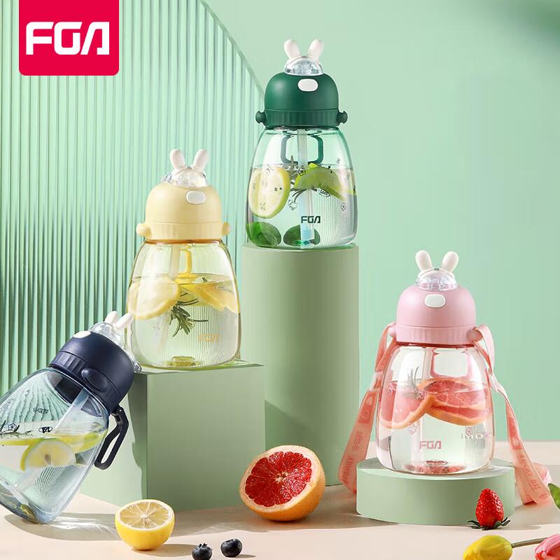 Fuguang Dolly Cute Straw Water Bottle