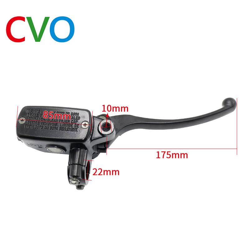 Universal Black 7/8" 22mm Motorcycle Front Brake Clutch Master Cylinder Motorbike Hydraulic Pump Motorbike Brake Lever