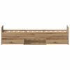 Artisan Oak Bed Frame 193 x 78 x 50 cm Engineered Wood