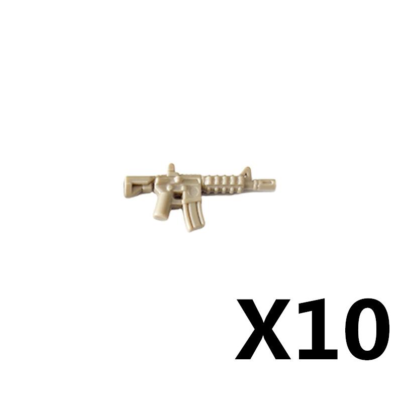 Military Soldiers Figures Weapons Building Blocks Accessories Two-color Guns Assault Sniper Rifles AK74 Rocket Launcher Toy Gift
