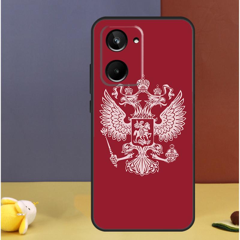 

Russia Russian Coat Of Arms For Realme GT7 GT6 15 Pro 10 11 12 13 14 Pro Plus C55 C71 C75 C67 C63 C61 C53 C35 C65 Case Realme GT6