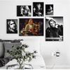 Pinturas de Lienzo para Decoración de Habitación Hogar Kurt Cobain Banda de Rock Música Cantante Estrella Arte de Pared Pósteres y