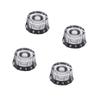 4PCS Electric Guitar Knob Plastic 6mm Inner Diameter Guitar Speed Control Volume Tone Knob