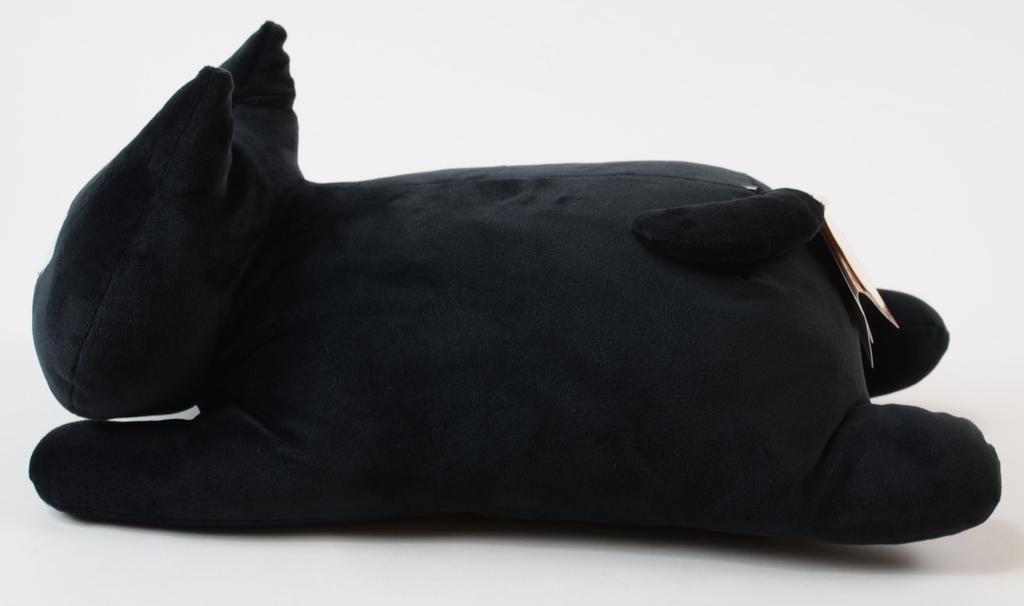 Friends Hill Mochi Mochi Itazura Mochi Fuwa Cushion Medium, Black, CW-720-202