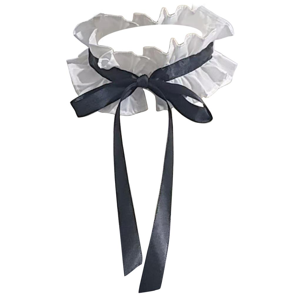 Victorian Ruffled Decorative Collar Lace Cuff Sleeves For Halloween Costume And Cosplay Event Gathering Accessories