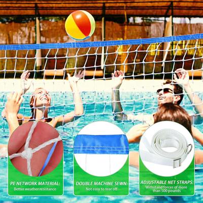4.5 X 0.9 M (14.76 2.95 Ft) Volleyball Net - Water Sports Accessories Professional Training