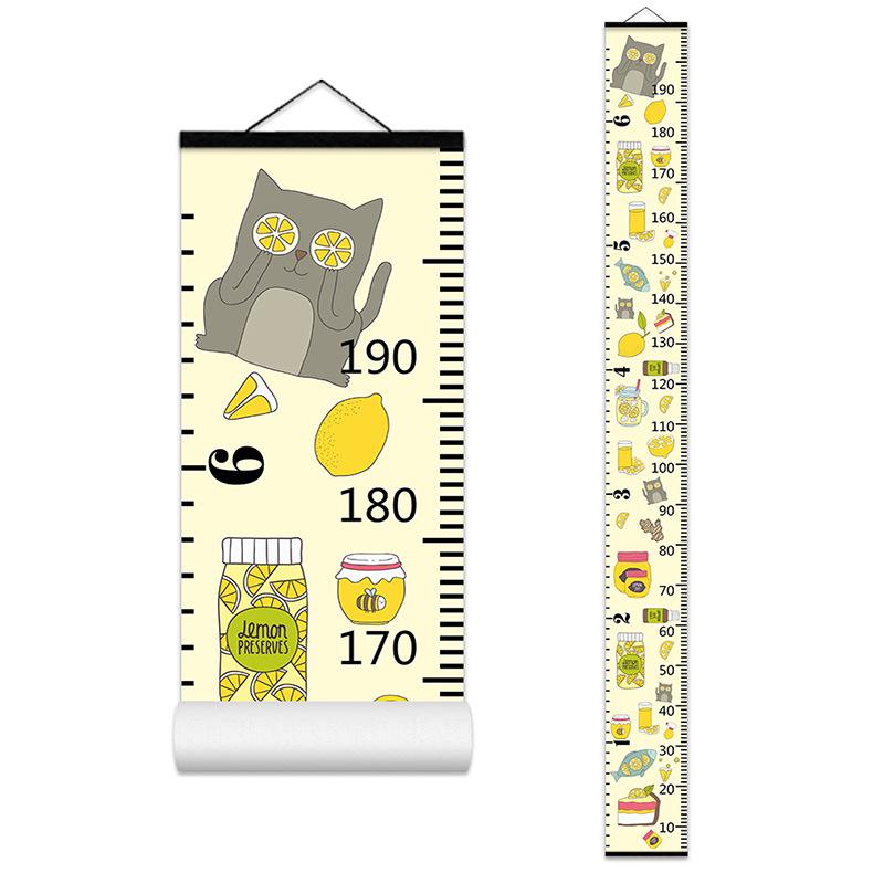 Nordic Style Children's Height Chart - Decorative Wall Hanging Measuring Sticker