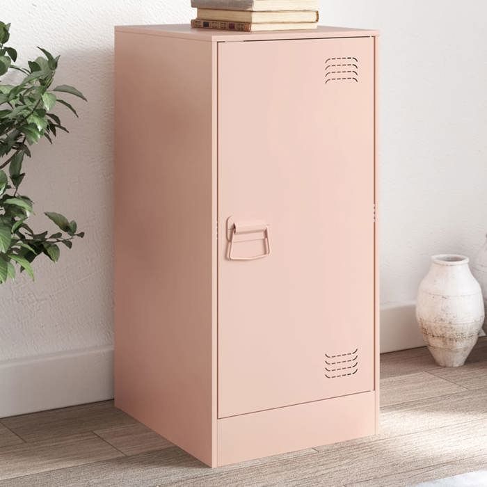 VidaXL Buffet Pink 34.5x39x73 Cm Steel, Cabinet, Cupboard, Highboard, Sideboard, Storage Cabinet, Organizer 841710