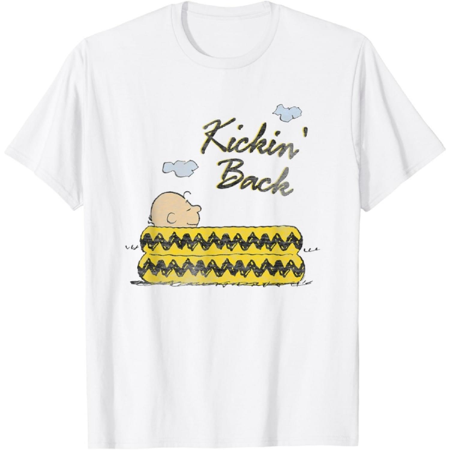 

Peanuts Kickin Back Charlie Brown T-Shirt XXXXXL білий