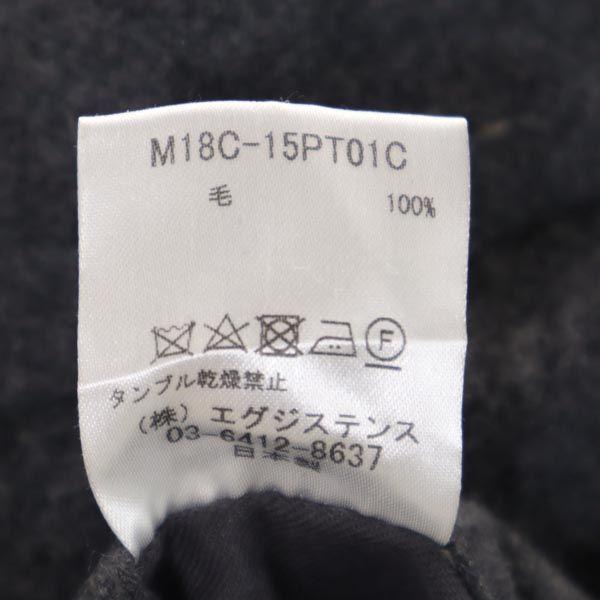Marka Made In Japan Wool Long Pants 1 Gray Button Fly Sarouel Pants Men's Used