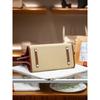 Cross-border first-layer cowhide canvas Shaffy thread oblique needle craft pair bag king platinum 30/35 genuine leather handbag