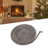 Stove Rope Wood Burning 9.8ft Accessory Black Burner