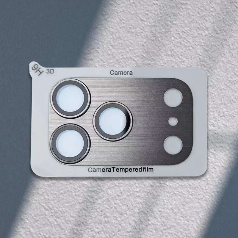 9H HD Armor Camera Lens Protector For IPhone 17 17 Air 17 Pro 17 Pro Max Aluminum Metal Ring Lens Tempered Glass Film Case Cap
