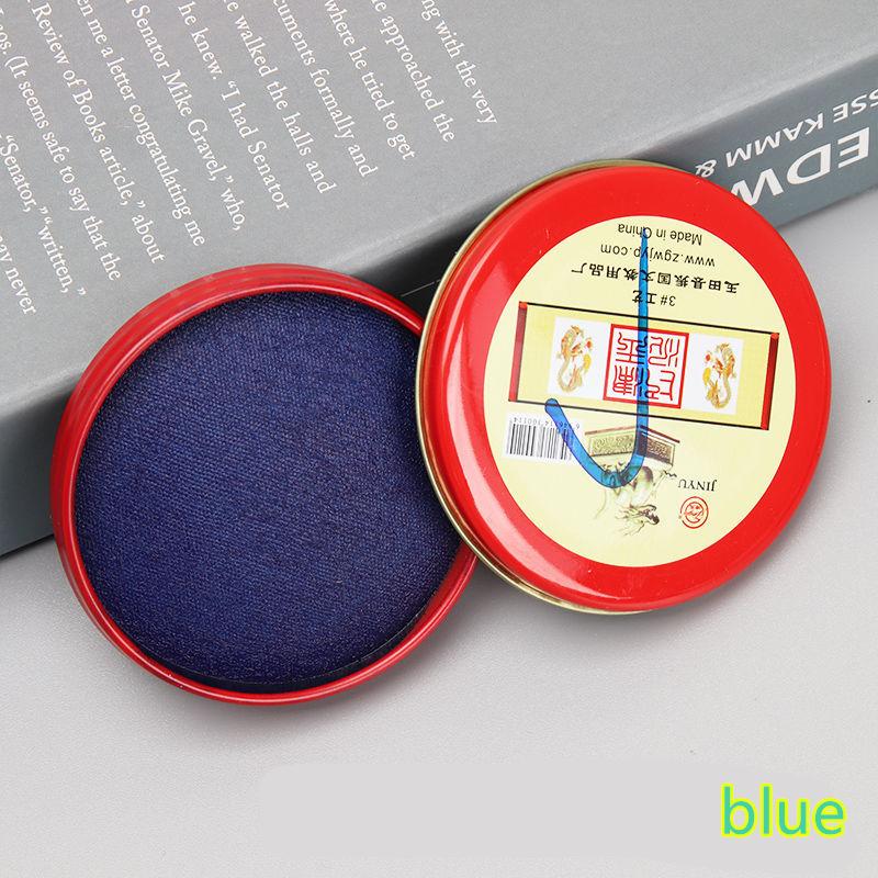 Blue Red Black Inkpad For Stamp Office Stamp Pad Quick-drying Ink Pad Printing Stamp Pad