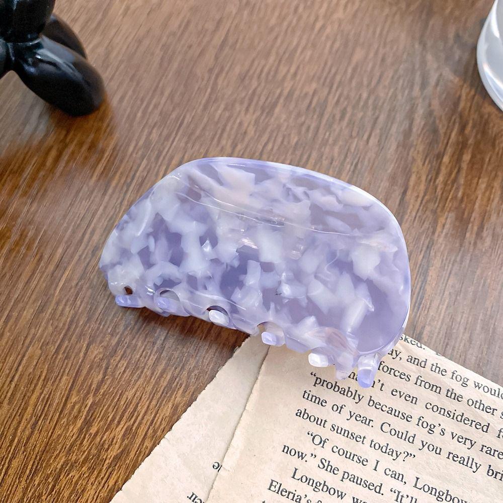 Colorful Fresh Acetate Hair Claw Geometry Tortoiseshell Hair Claw Cloud Shape Shark Clip  Girls