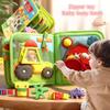 Filz Lernbrett Baby Erleuchtung Lern-Lehrmittel Anziehknopf Montessori Frühpädagogik Kinderspielzeug Busy Book