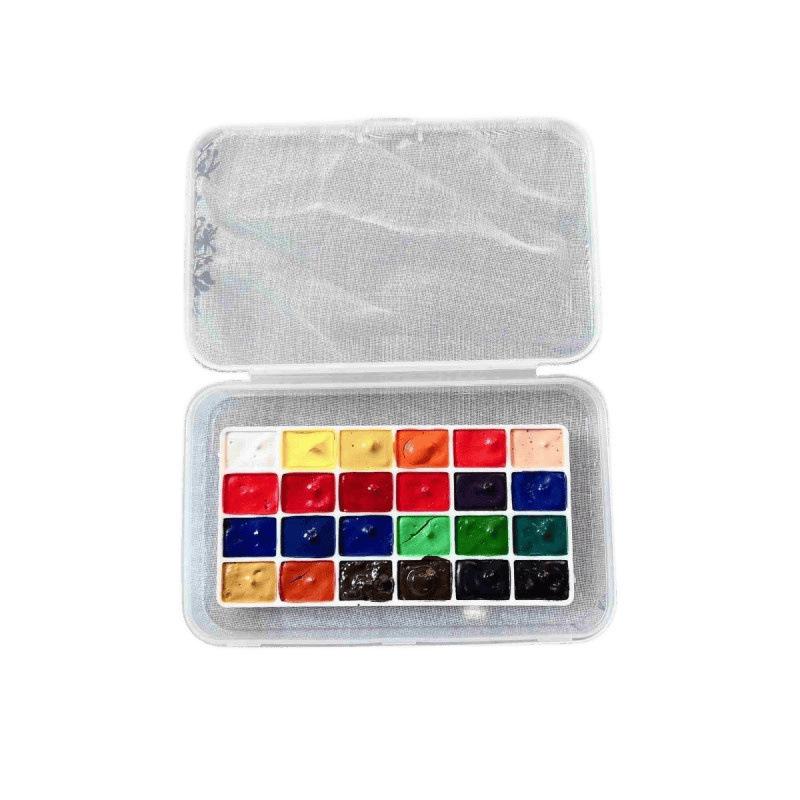 Portable Watercolor Paint Set for Art & Nail Art - Free Shipping