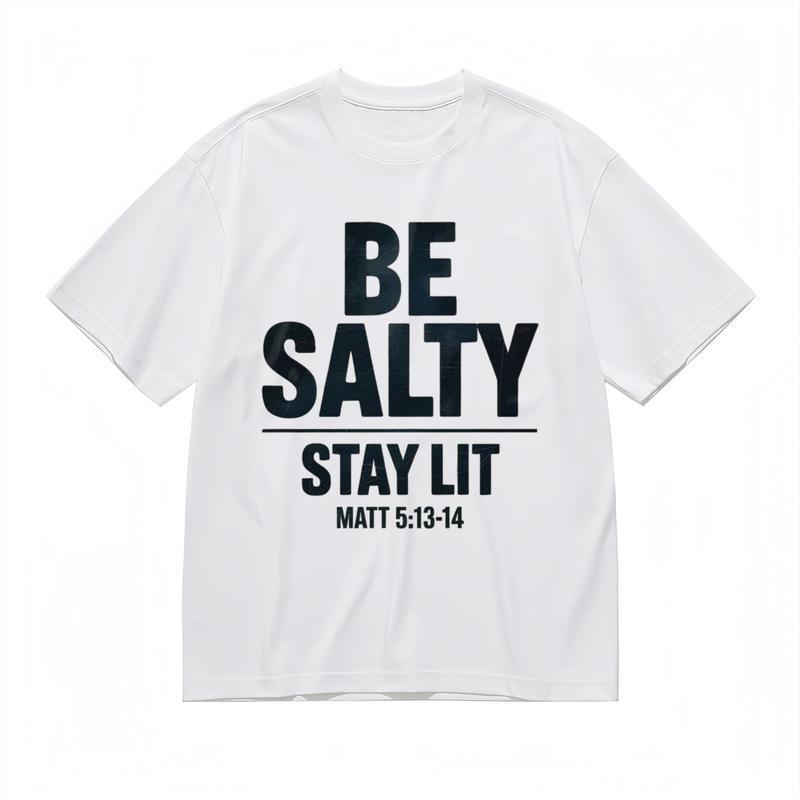 

Women s Breathable Comfy Classic T-Shirt Bible Verse Minimalist Text Art Tee 4XL