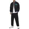 Nike Chaqueta Casual Holgada con Cuello de Béisbol y Letra Bordada Dugout para Hombre Chaqueta Negra FQ7970-010