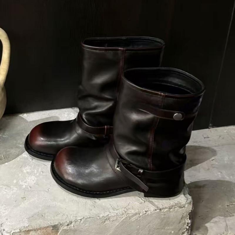 Fashion Designer 2025 New Women Ankle Boots Brand Flats Casual Shoes Winter Goth Retro Fashion Boots Party Woman Sneakers Botas Mujer