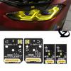 Yellow Angel Eyes DRL LED Boards For 2022 2023 BMW M3 G80 M4 G82 G83 G22 G23 G26 Daylight Laser Headlight OE# 9851048 9851047