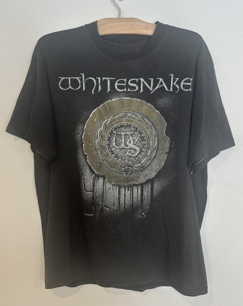 Whitesnake 1987 Album Logo 1988 T shirt Full Size S-5XL Unisex T-Shirt XXXL