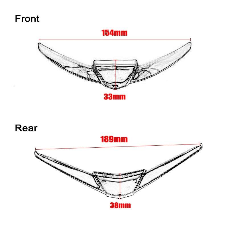 Chrome Motorcycle front and Rear Fender Tip Trim Case For Honda Goldwing 1800 GL1800 F6B Gold wing GL 1800 2018-2022