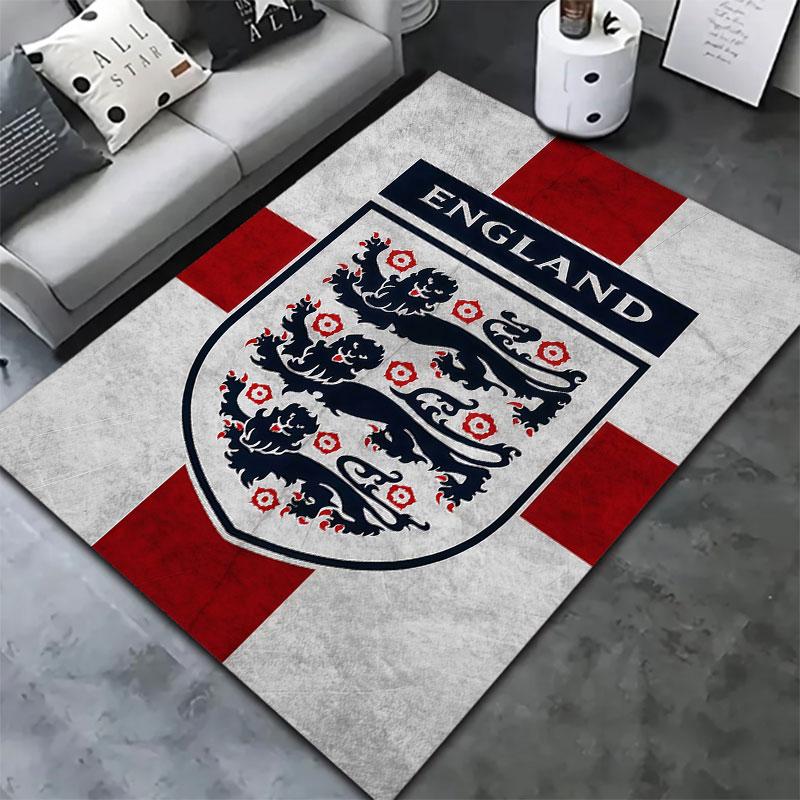 England National Football Team Carpet Rug for Living Room Bedroom Home Sofa Decoration,Kids Play Non-slip Floor Mat