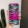 Zebra Stripe Print Phone Case For Apple iPhone 17 Air 16 15 Plus 14 + 13 Mini 12 11 Pro Max 7 8 SE 16Max Soft Shell Cover Coque