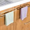 Iron Towel Rack Kitchen Cupboard Hanging Cloth Organizer Sponge Holder Hanger