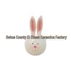Easter Bunny Ceramic Collection: Modern Basket, Cup, Jar, Plate, and Radish Bowl Home Decor.
