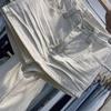 Gonna corta di jeans bianca alla moda: Dimagrante, Versatile, Zip Laterale, Caratteristica Anti-Esposizione