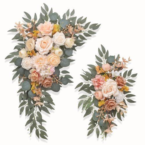 Outdoor Wedding Arch Flower Welcome Arch Door Gate Banquet Style Floral Decoration Simulation Flower Supply